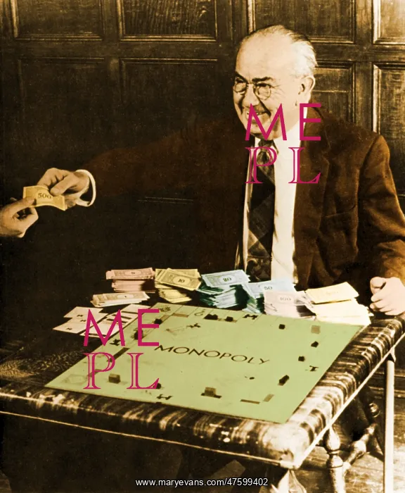 : Charles Darrow with Monopoly : Charles Darrow with Monopoly