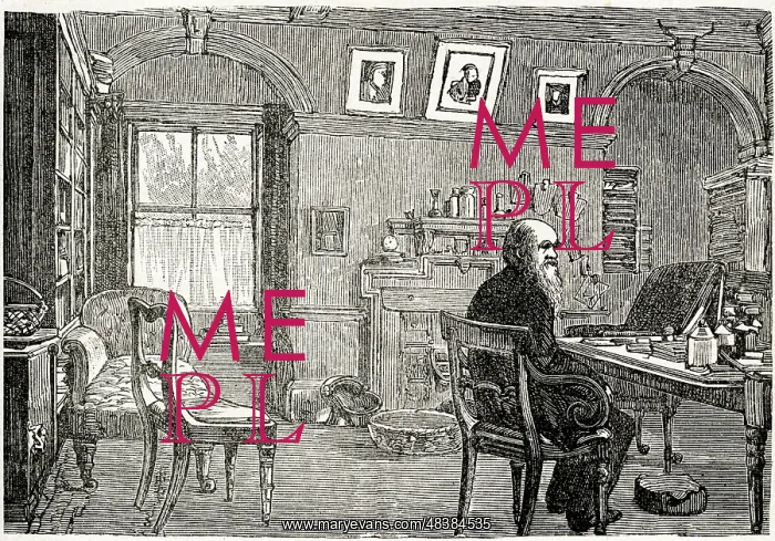  : Charles Darwin at home, Down House, Kent