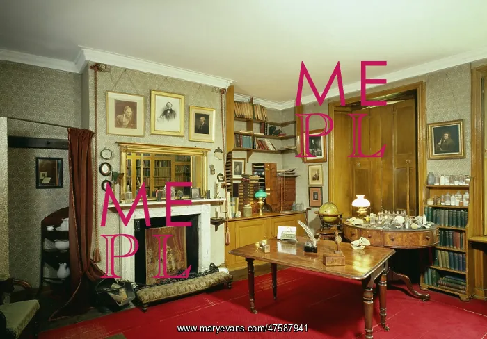 : Charles Darwin's Study, Down House, Kent : Charles Darwin's Study, Down House, Kent