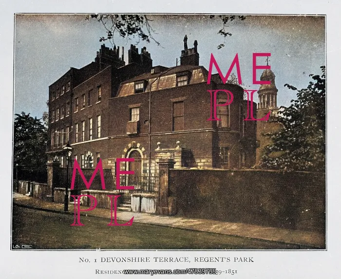 : Charles Dickens home, Devonshire Terrace, London W2 : Charles Dickens home, Devonshire Terrace, London W2