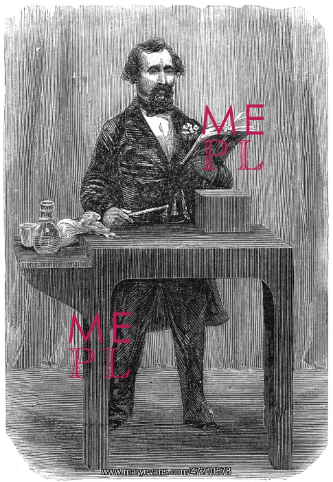 : Charles Dickens reading to an audience : Charles Dickens reading to an audience