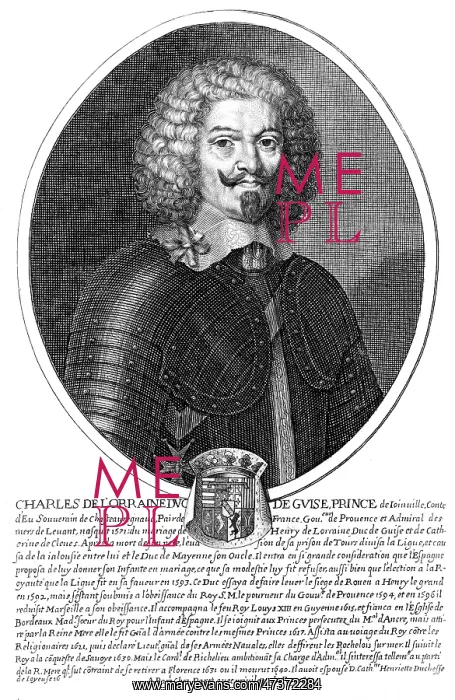 : CHARLES DUC DE GUISE - 1 : CHARLES DUC DE GUISE - 1