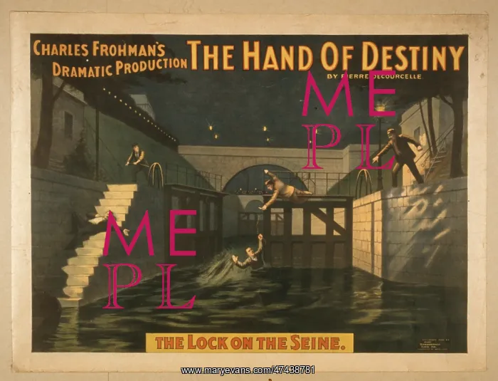 : Charles Frohman's dramatic production, The hand of destiny b : Charles Frohman's dramatic production, The hand of destiny b
