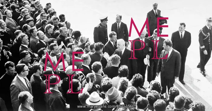 : Charles de Gaulle on visit to USSR, 1966 : Charles de Gaulle on visit to USSR, 1966
