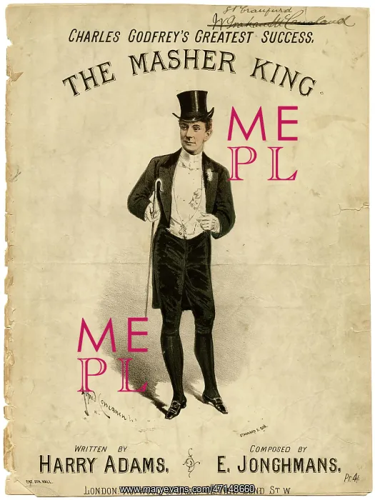 : Charles Godfrey, music hall singer : Charles Godfrey, music hall singer