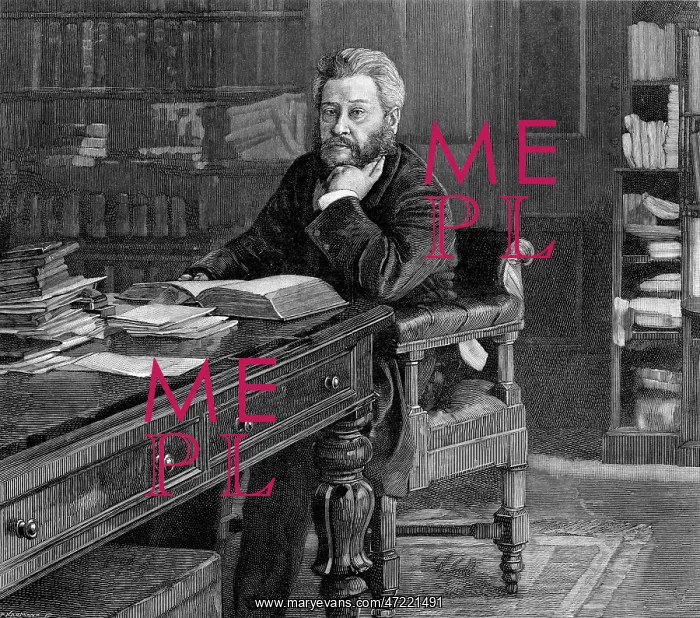 : Charles Hadden Spurgeon (at desk) : Charles Hadden Spurgeon (at desk)