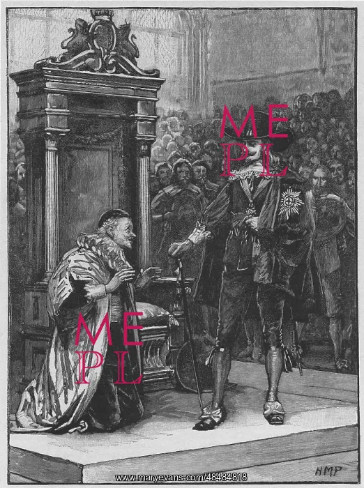 : Charles I demanding the surrender of the five : Charles I demanding the surrender of the five