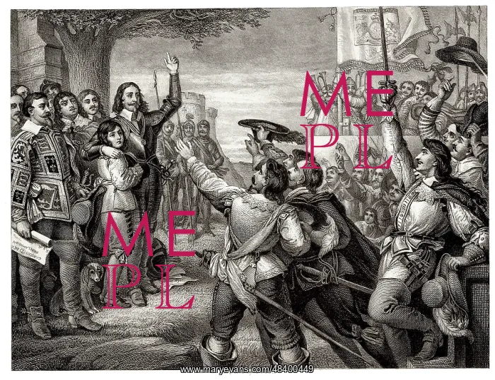 : Charles I raises his standard at Nottingham, 1642 : Charles I raises his standard at Nottingham, 1642