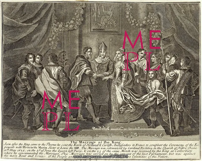: CHARLES I WEDS H. MARIA : CHARLES I WEDS H. MARIA