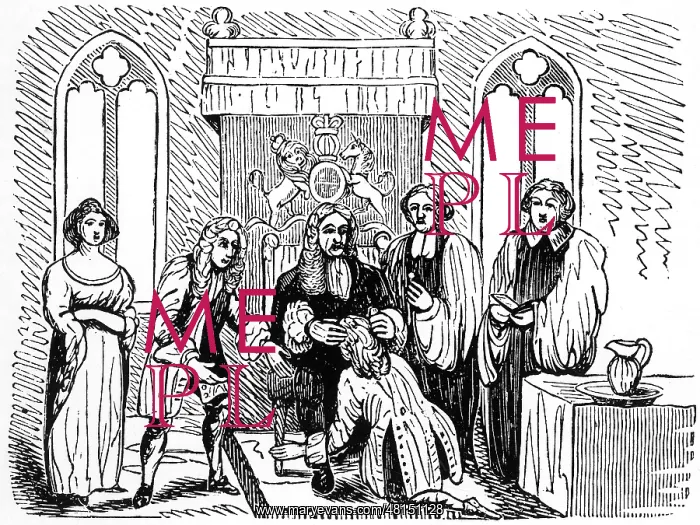 : Charles II touching to cure the King's Evil : Charles II touching to cure the King's Evil