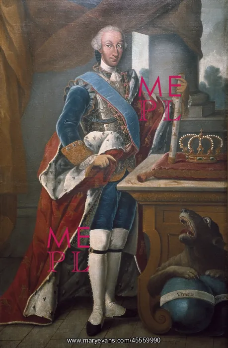 : Charles III's portrait by Ramon Torres : Charles III's portrait by Ramon Torres