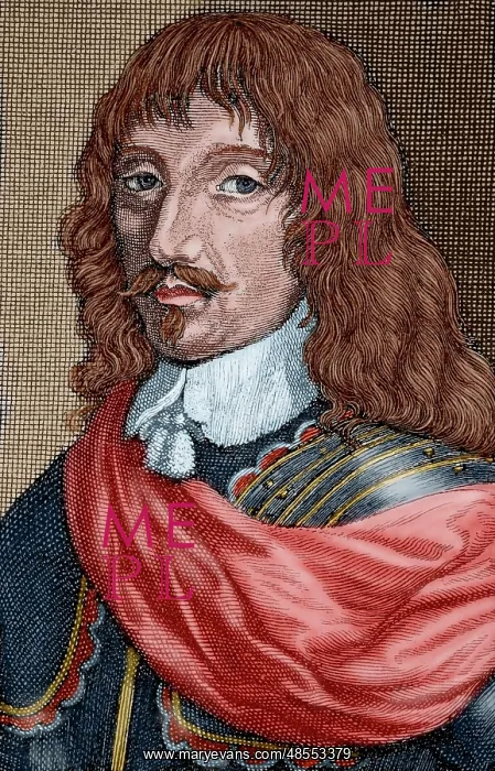 : Charles IV, Duke of Lorraine (1604-1675). Engraving. Colored : Charles IV, Duke of Lorraine (1604-1675). Engraving. Colored