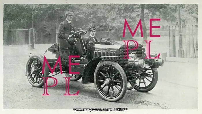 : Charles Jarrott driving a 40 HP Panhard : Charles Jarrott driving a 40 HP Panhard