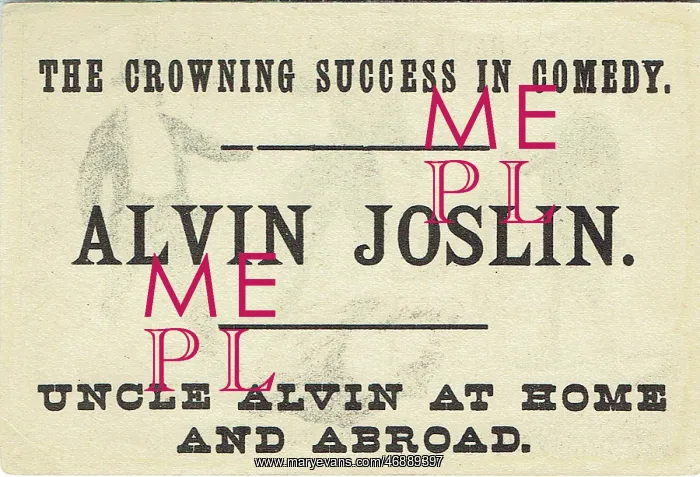 : Charles L Davis in Alvin Joslin : Charles L Davis in Alvin Joslin