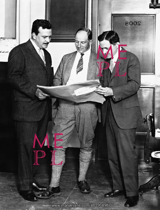 : Charles Lawrence, Anthony Fokker and Chas. Colvin, 1927 : Charles Lawrence, Anthony Fokker and Chas. Colvin, 1927