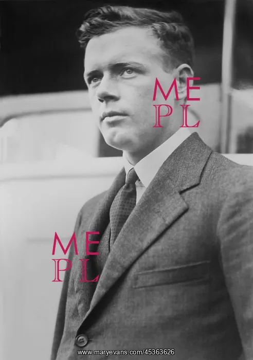 : Charles Lindbergh, after he achieved international : Charles Lindbergh, after he achieved international