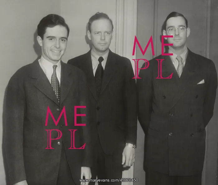 : Charles Lindbergh with Kingman Brewster (left) : Charles Lindbergh with Kingman Brewster (left)