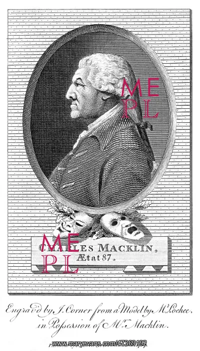 : CHARLES MACKLIN, ACTOR 2 : CHARLES MACKLIN, ACTOR 2