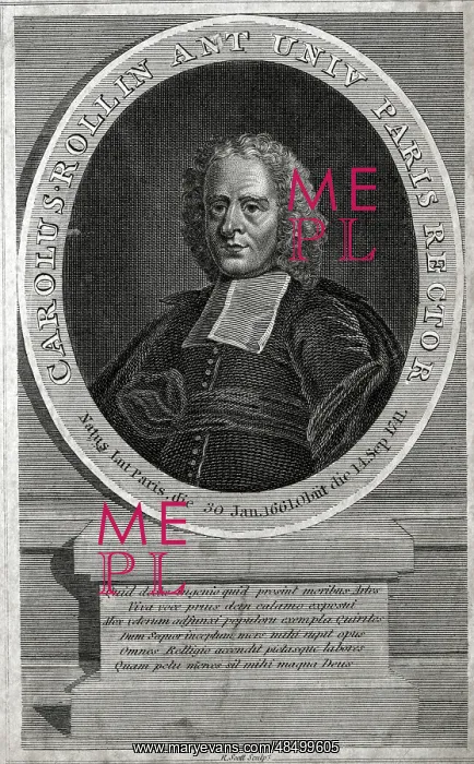 : Charles Rollin, French historian and educator : Charles Rollin, French historian and educator