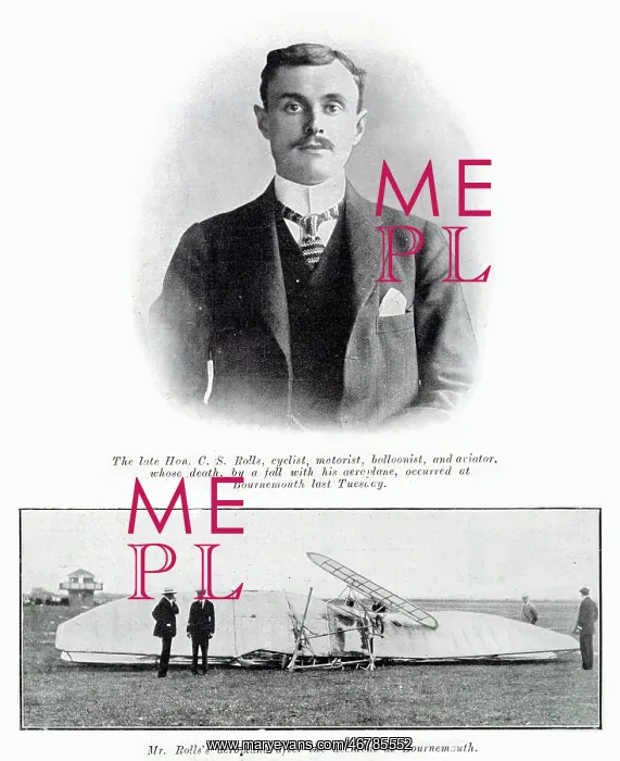 : Charles Rolls, Air Crash Disaster 1910 : Charles Rolls, Air Crash Disaster 1910
