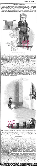 : Charles Stratton, the American dwarf, 1844 : Charles Stratton, the American dwarf, 1844