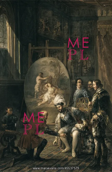 : Charles V collects the fallen brush for Titian : Charles V collects the fallen brush for Titian