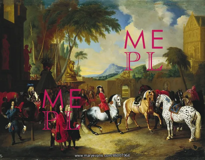 : Charles VI. at the imperial riding school : Charles VI. at the imperial riding school