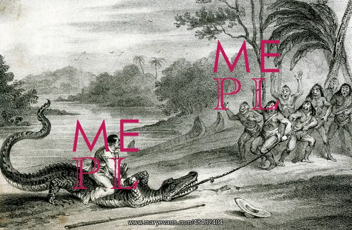  : Charles Waterton, crocodile wrestling
