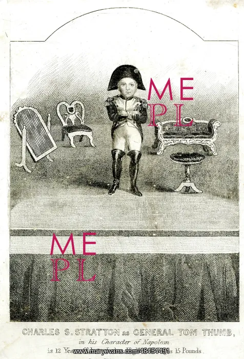  : Charless Stratton, General Tom Thumb as Napoleon