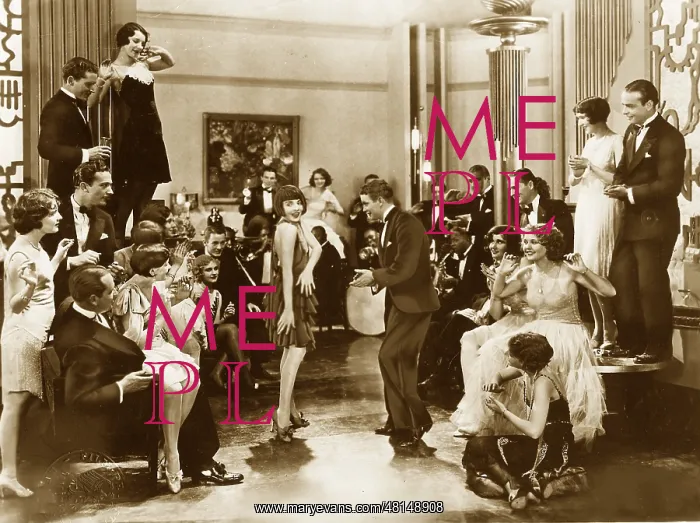 : Charleston dancers at a dance event in the 20's : Charleston dancers at a dance event in the 20's
