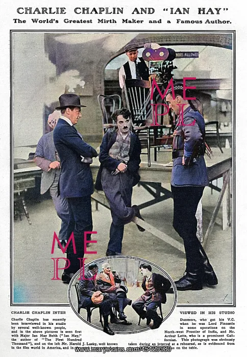 : Charlie Chaplin and Ian Hay : Charlie Chaplin and Ian Hay