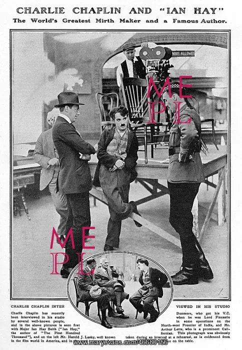: Charlie Chaplin and Ian Hay : Charlie Chaplin and Ian Hay