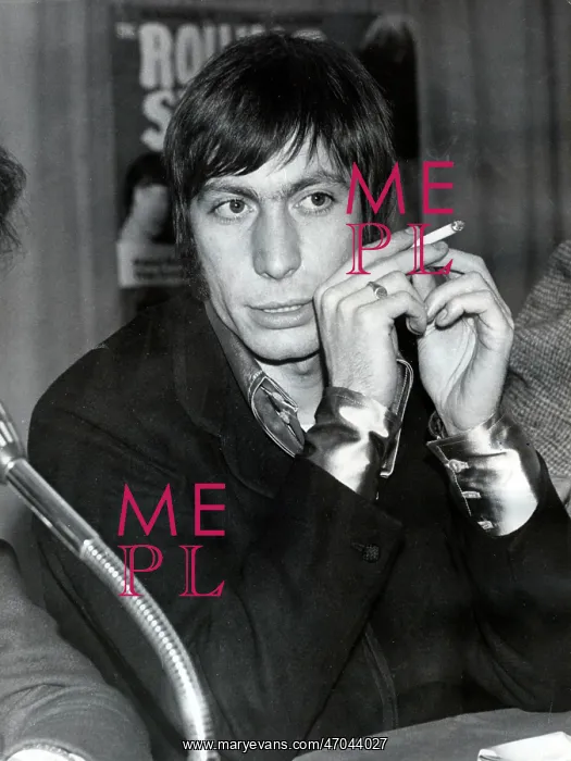 : Charlie Watts, drummer with The Rolling Stones : Charlie Watts, drummer with The Rolling Stones