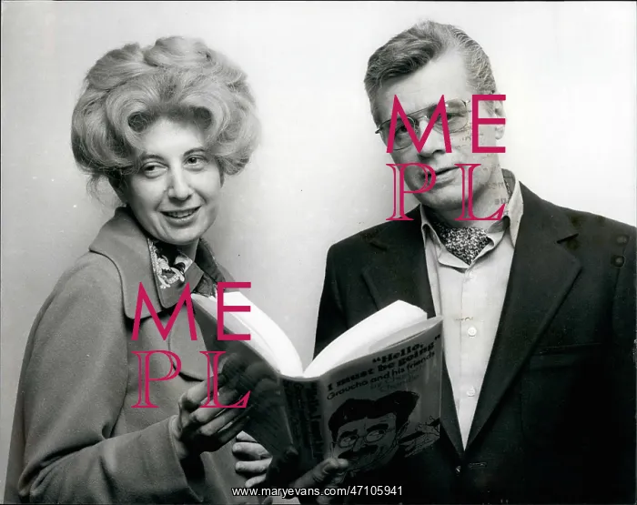 : Charlotte Chandler, author, and John May, actor : Charlotte Chandler, author, and John May, actor
