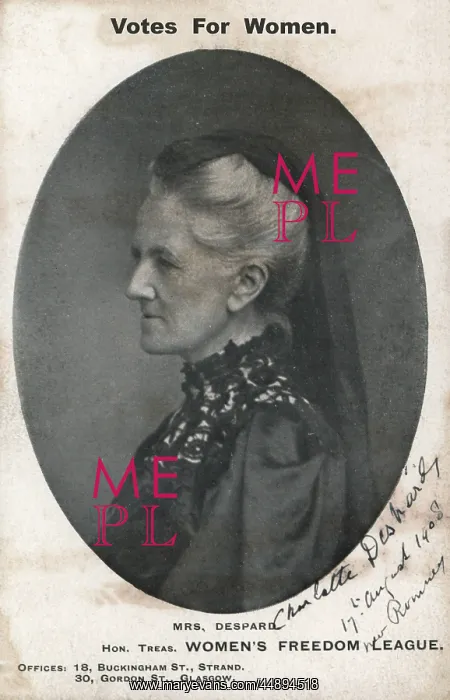  : Charlotte Despard Suffragette