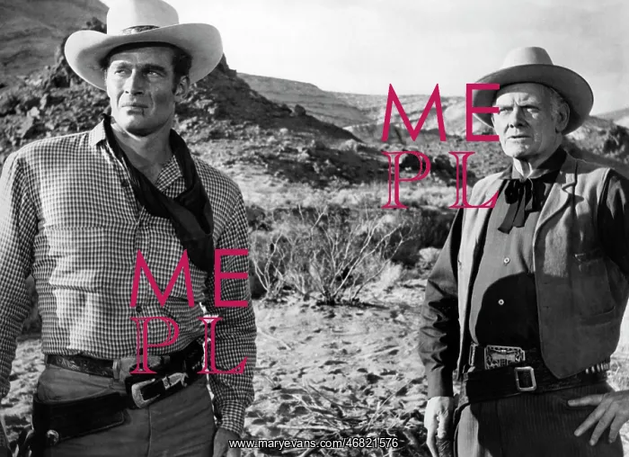 : Charlton Heston - Charles Bickford : Charlton Heston - Charles Bickford