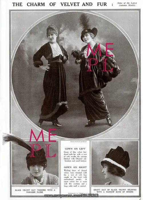 : The Charm of velvet and fur 1913 : The Charm of velvet and fur 1913