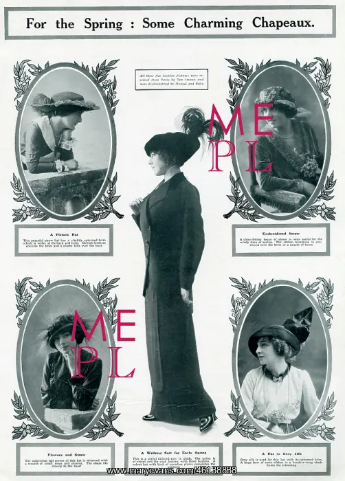 : Charming early spring hats 1913 : Charming early spring hats 1913