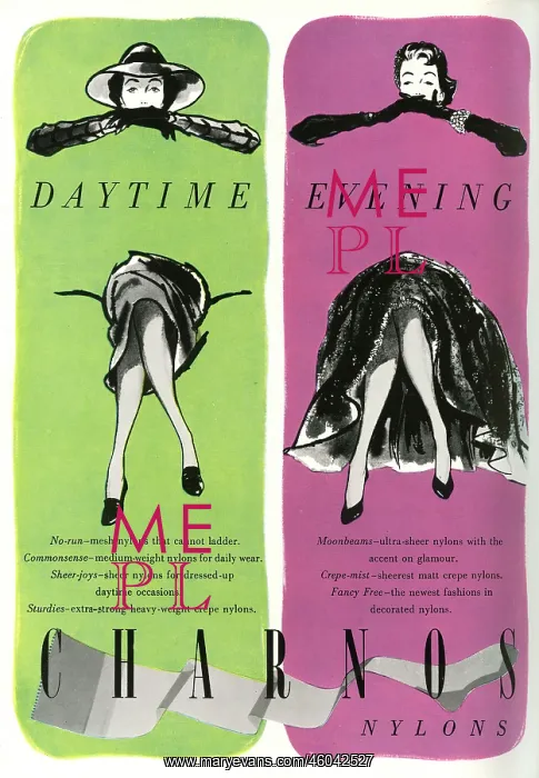: Charnos Nylons advertisement : Charnos Nylons advertisement