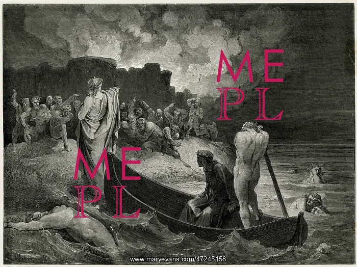 : CHARON / STYX / DANTE / VIRGIL : CHARON / STYX / DANTE / VIRGIL