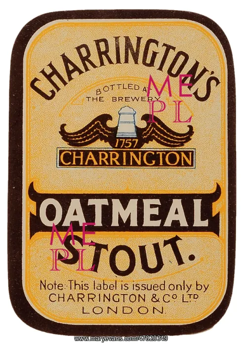 : Charrington's Oatmeal Stout : Charrington's Oatmeal Stout