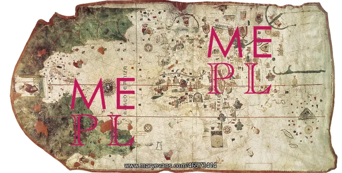 : Chart by Juan de la Cosa (1500). SPAIN. Madrid : Chart by Juan de la Cosa (1500). SPAIN. Madrid