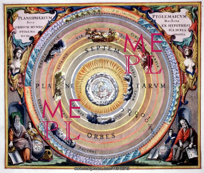 : Chart of the Ptolemaic Geocentric Solar System : Chart of the Ptolemaic Geocentric Solar System