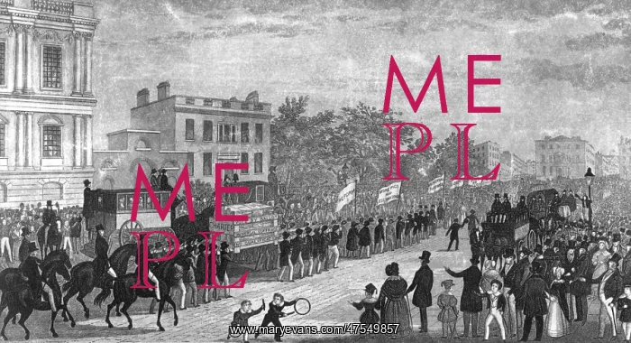 : Chartist petition procession : Chartist petition procession