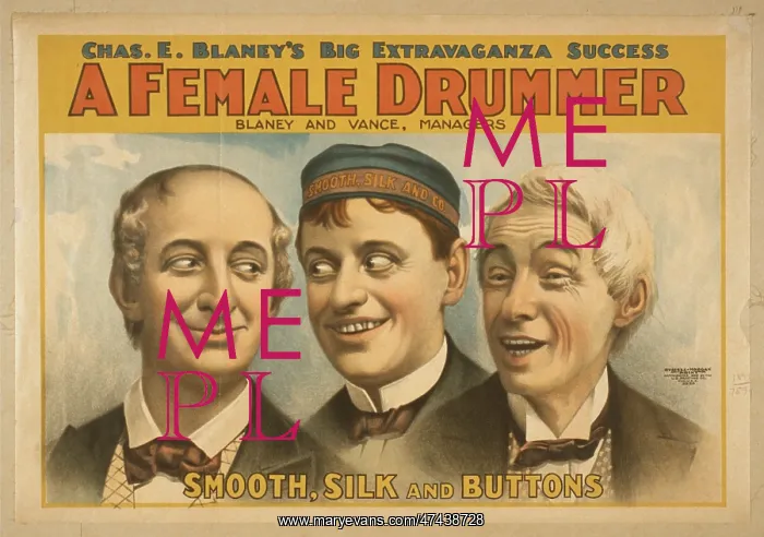 : Chas. E. Blaney's big extravaganza success, A female drummer : Chas. E. Blaney's big extravaganza success, A female drummer