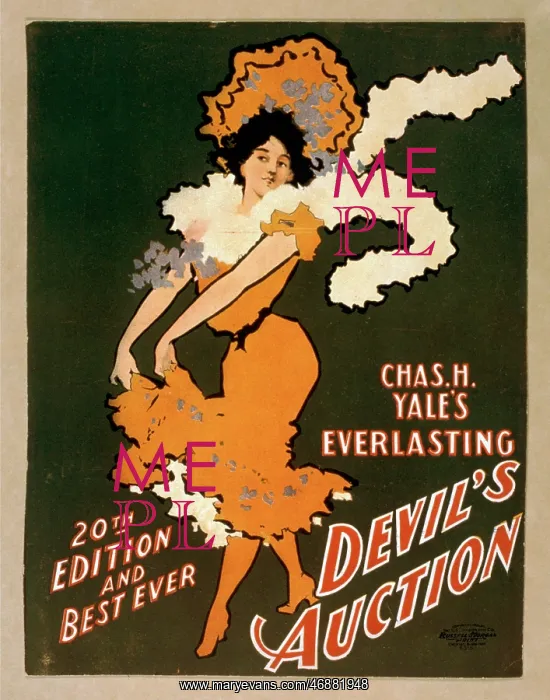 : Chas. H. Yale's everlasting Devil's auction 20th edition and : Chas. H. Yale's everlasting Devil's auction 20th edition and