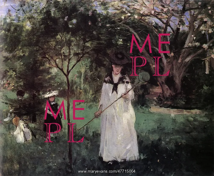  : Chasing Butterflies, by Berthe Morisot