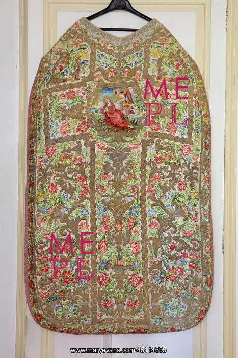 : Chasuble, Monastery of St Catherine of Siena : Chasuble, Monastery of St Catherine of Siena