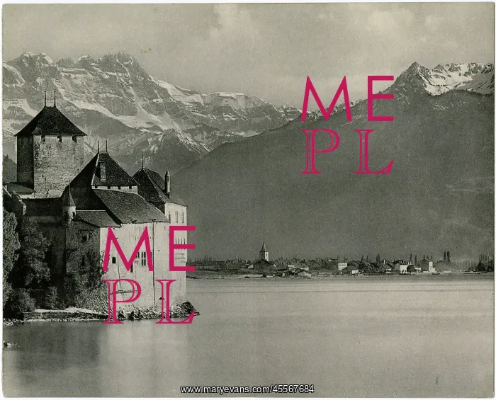 : Chateau of Chillon, on the shore of Lake Geneva : Chateau of Chillon, on the shore of Lake Geneva