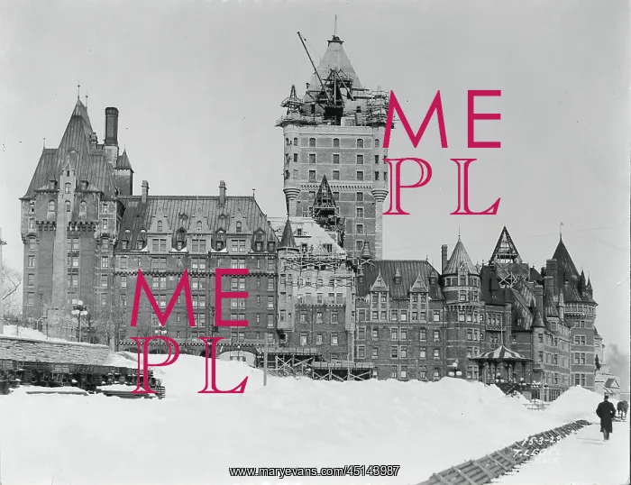 : Chateau Frontenac and Dufferin Terrace, Quebec : Chateau Frontenac and Dufferin Terrace, Quebec